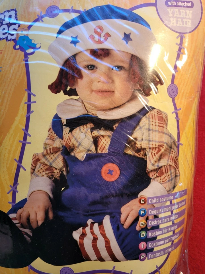 Disfraz de Halloween Marinero Ragamuffin Infantil Talla 3-4 Años Foto 1 de 4