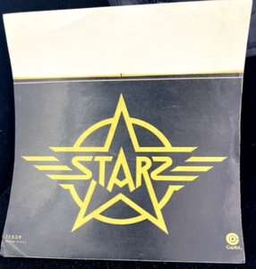 STARZ Self-Titled CAPITOL Record PUBLICITY STICKER UNPEELED 1976 - Picture 1 of 2