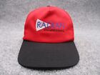 Vintage Radian Engineering Hat Cap Red Black Snap Back Adjustable