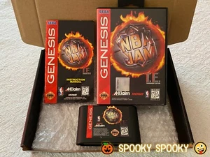 NBA JAM Tournament Edition Sega Genesis - NTSC-U/C USA VGC CIB - Tracked - Picture 1 of 8