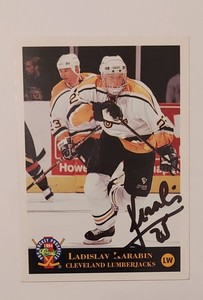 1994 Classic #108 In Person Auto Ladislav Karabin Cleveland Lumberjacks