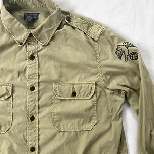 Camisa Polo Ralph Lauren Para Hombres XL Tostada RL Militar USN Algodón Vintage Jeans Co - Imagen 1 de 23