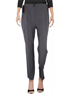 Blue Time Pantalone Da Donna Blu Dogtooth Elena Miro Affusolato Taglia 15 44 W30 - Picture 1 of 7