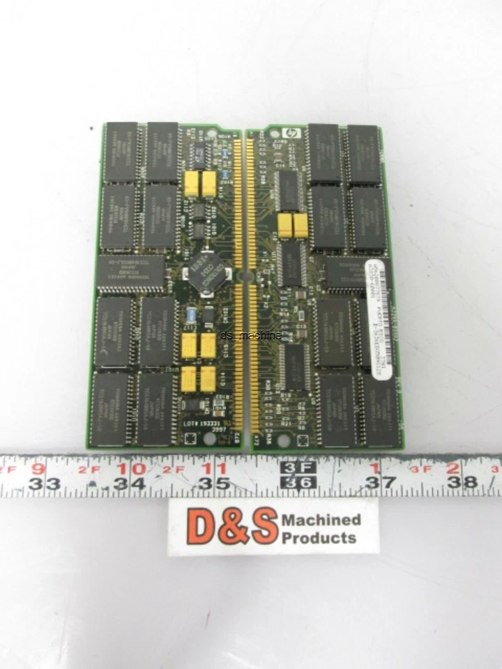 Lot of 2 HP A3398-80003 Memory Modules 128MB Each, 256MB Total SIMM  - Image 1 of 2