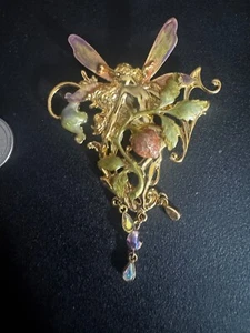 QVC The goddess in you Kirk’s Folly glitter FAIRY queen Pin - Picture 1 of 7