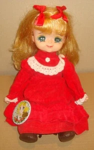 CANDY CANDY DOLL 34 CM. RED DRESS POPY ANNI '70 - Foto 1 di 11