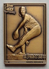 Doug Drabek 1991 Topps Gallery of Champions Bronze Pittsburgh Pirates 