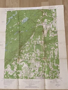 Dept of the Interior US Geological Survey Monroe Quadrangle Map NY 1957 - Picture 1 of 4