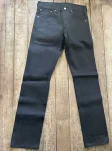 513 RRL Jeans Men's straight leg Mitsui Art Rigid Raw Black selvedge Denim sz 32 - Picture 1 of 12