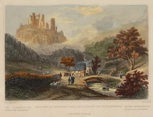 SAUNDERS (19.Jhd) nach TOMBLESON (*1795), Engehölle und Schönberg, um 1840, Sst. - Bild 1 von 5