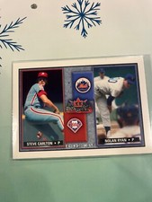2002 Fleer Fall Classics Rival Factions #4 Steve Carlton/Nolan Ryan /1000