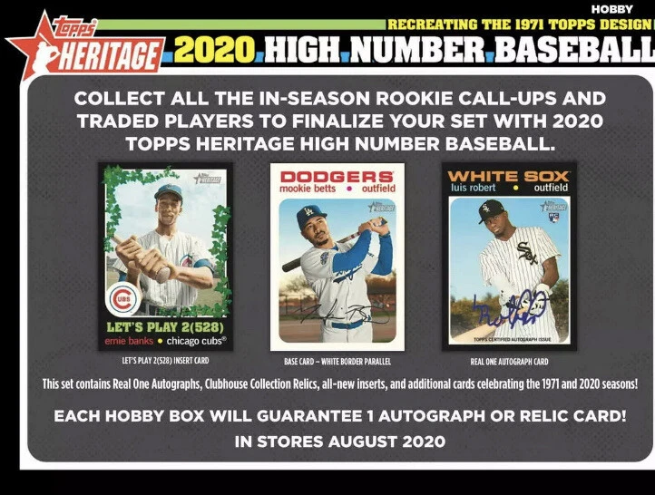 2020 TOPPS HERITAGE HIGH SERIES , YOU PICK, COMPLETE YOUR SET, FREE SHIPPING SP - Image 1 of 1