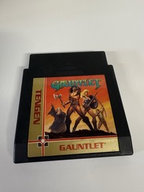 Gauntlet Tengen Black Cartridge Nintendo NES 1987, Cartridge Only