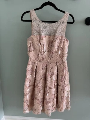 Anthropologie Eva Franco Sugarberry Sequin Dress Size 8 - Image 1 of 4