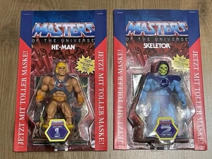 Toyplosion Exclusive 2-Pack Masters of the Universe MOTU He-Man Skeletor Origins - Bild 1 von 1