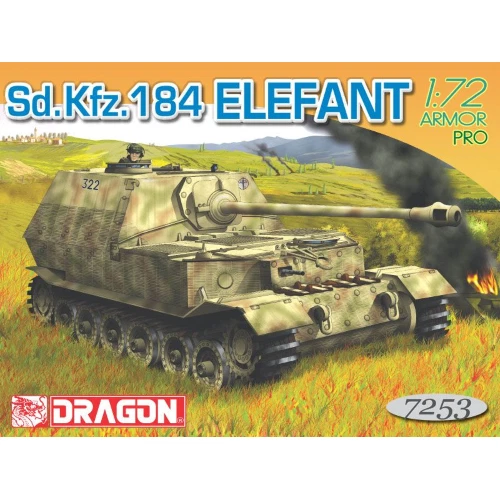 SD KFZ 184 ELEFANT PRO VERSION KIT 1:72 Dragon Kit Mezzi Militari Modellino Nuov - Immagine 1 di 1