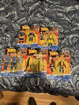 5 X 男式 97' 漫威传奇套装(独眼巨人、金刚狼、电缆、禧年、变形) — 第 1/2 张图片