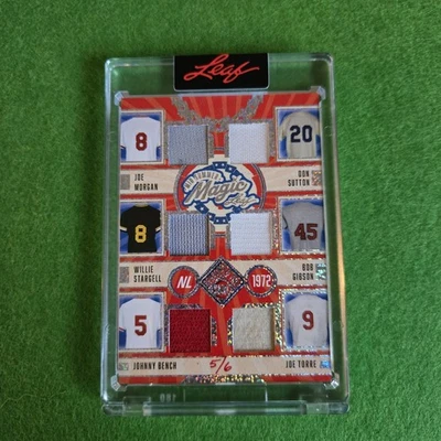 2025 Leaf Mid Summer Magic 12 Player Relic Stargell, Bench, Jackson and more 5/6 - Image 1 of 2