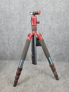 NICE ProMaster XC525 Professional Tripod with Ball Head - Red - Picture 1 of 10