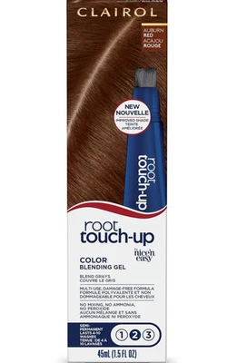Gel de color de cabello semipermanente Clairol Root Touch-Up 5R rojo castaño rojizo mezcla gris Foto 1 de 4