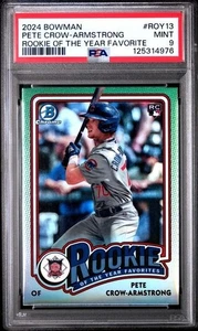 2024 Bowman - Rookie of the Year Favorites Pete Crow - Armstrong (RC) PSA 9 - Bild 1 von 3