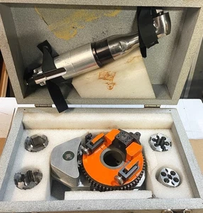 PNEUMATIC PIPE CUTTER & BEVEL END MAKER FOR PERFECT WELDS - Picture 1 of 15