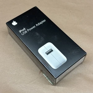 Apple MA592LL/A White iPhone & iPod 1st Generation USB Power Adapter Sealed New - Picture 1 of 8