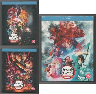 DEMON SLAYER - MUGEN TRAIN, ENTERTAINMENT DISTRICT, SWORDSMITH VILLAGE blu-rays - Image 1 of 4
