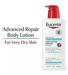 Eucerin Advanced Repair Loción Corporal, Botella Bomba 16.9 Fl Oz - Imagen 1 de 6