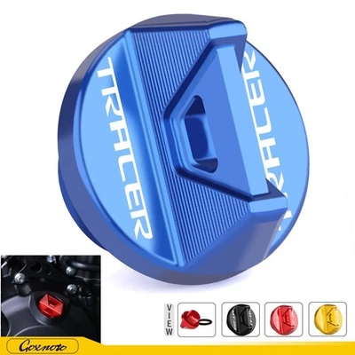 Tapón de rosca de llenado de aceite de motor CNC para Yamaha Tracer 9/900/9GT/9GT+ 2019-2025 Foto 1 de 4
