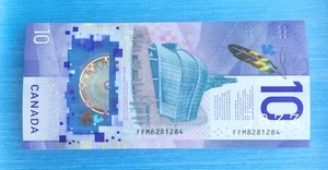 2018 Canada Banknote $10 Dollar Viola Desmond Polymer P113c Rogers/Macklem FFM - Picture 1 of 2