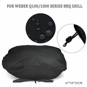 BBQ Abdeckung Grill Abdeckhaube Cover für Weber 7110 Q100/1000 Serie Wasserdicht