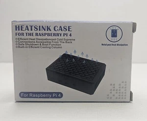 IUNIKER HEATSINK CASE FOR RASPBERRY PI 4 # IU-RP-080-UK-T - Picture 1 of 10