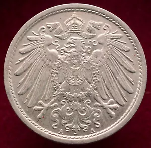 Germania 10 Pfennig 1914 A (L1309) - Foto 1 di 2