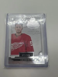 19/20 2019 UD THE CUP TARO HIROSE 2020-TH ROOKIE CLASS /249 DETROIT RED WINGS - Picture 1 of 1