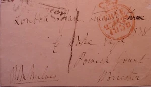Free Front: 1838 to Worcester from Richard Monckton Milnes, MP for Pontefract. - Picture 1 of 1