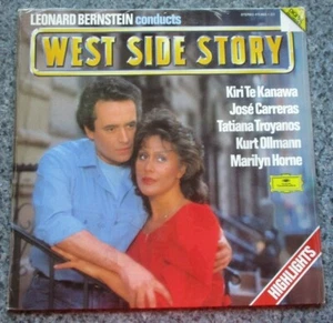 German Import SEALED N.O.S West Side Story Leonard Bernstein Kanawa Carreras DG - Picture 1 of 2