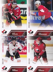 13-14 Team Canada Blake Comeau /100 Red Exclusives Upper Deck 2013 - Picture 1 of 1