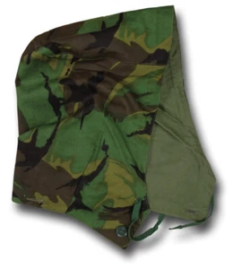 DPM CAMMO CAMOUFLAGE COMBAT HOOD, COTTON LINED, BUTTON-ON [18010] - Picture 1 of 2