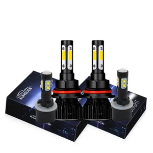 For 2001-2004 Oldsmobile Silhouette LED Headlight H-L beam&Fog Light Bulbs Combo - Picture 1 of 12
