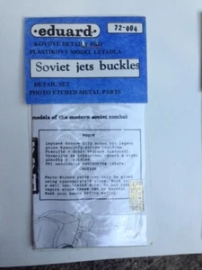 Hebillas de avión a reacción de la URSS a escala 1/72 de Eduard~Super Detail Photo-Etched Parts - Imagen 1 de 1
