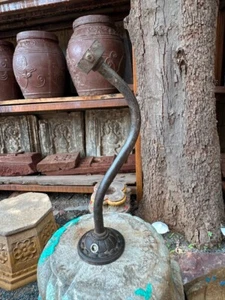 1890's Old Rare Antique cast Iron Base Electric Briish India Lighting Lamp - Picture 1 of 11