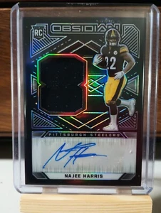 2021 Panini Obsidian Najee Harris Dual Patch RPA #RJI-NH 060/150 Rc Rookie - Picture 1 of 2