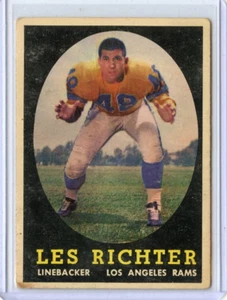 1958 Topps FB Les Richter Los Angeles Rams #105 ⭐️💥🎯 VG - Bild 1 von 2