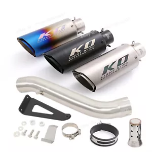 Punta silenciador de tubo de escape medio 60 mm para Aprilia Tuono 1100 V4 Factory 2017-20 - Imagen 1 de 12