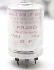 Electrolytic Capacitor Frako 200Uf 63V Nos (New Old Stock) 1Pc. Ca308u1f030717