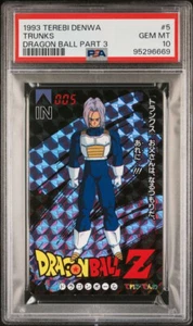 PSA 10 Trunks Prism #5 Dragon Ball Z Terebi Denwa Part 3 Banpresto 1993 - Bild 1 von 2