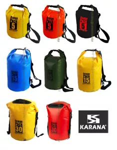 Karana Ocean Dry Pack Waterproof  Kayake Travel Rucksack Bag 5L 10L 15L 20 30 40 - Picture 1 of 11