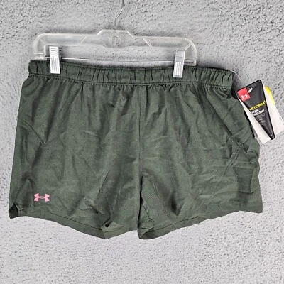 Pantalones cortos informales deportivos Under Armour para mujer Whisp para correr medianos 1271607 Storm1 Foto 1 de 4