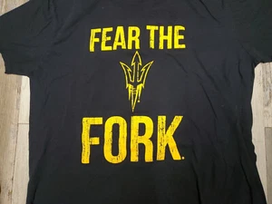Fear The Fork Sun Devils Men’s Short Sleeve T Shirt XL Coors Light - Picture 1 of 6